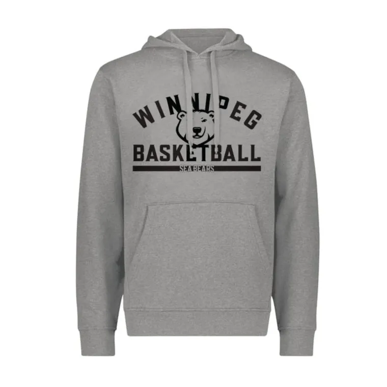 SEA BEARS MONO CURVE HOODIE GREY sold by True North Shop