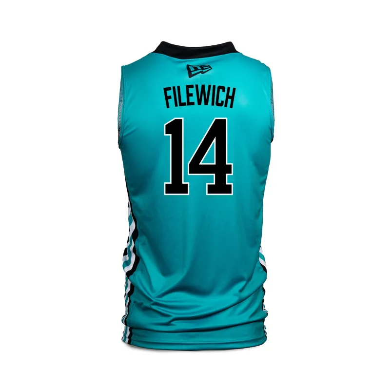 SEA BEARS ADULT REPLICA JERSEY TEAL #14 FILEWICH sold by True North Shop