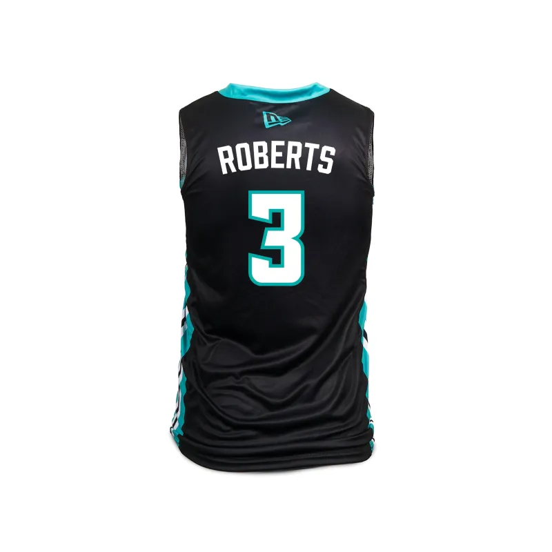 SEABEARS ADULT REPLICA JERSEY BLACK #03 ROBERTS made by True North Shop