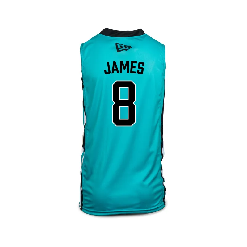 SEA BEARS YOUTH REPLICA JERSEY TEAL #08 JAMES sold by True North Shop