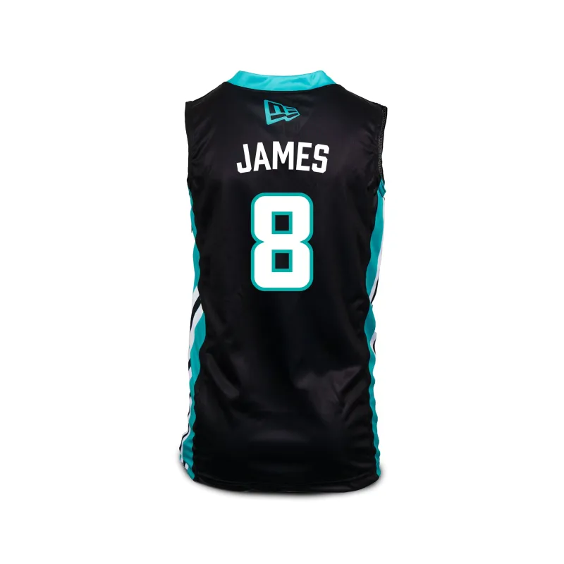 SEA BEARS YOUTH REPLICA JERSEY BLACK #08 JAMES made by True North Shop
