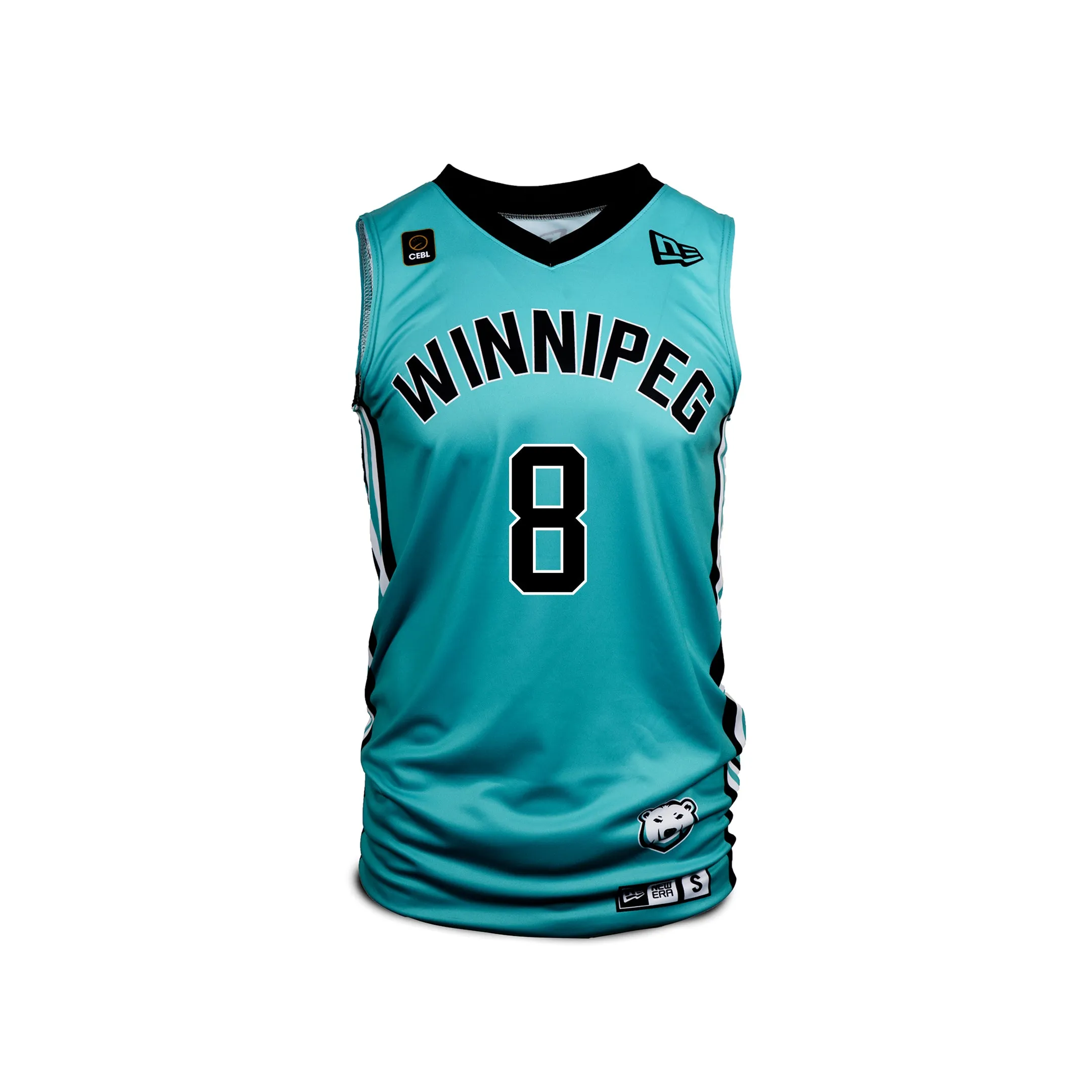 SEA BEARS ADULT REPLICA JERSEY TEAL #08 JAMES sold by True North Shop product image thumbnail 2
