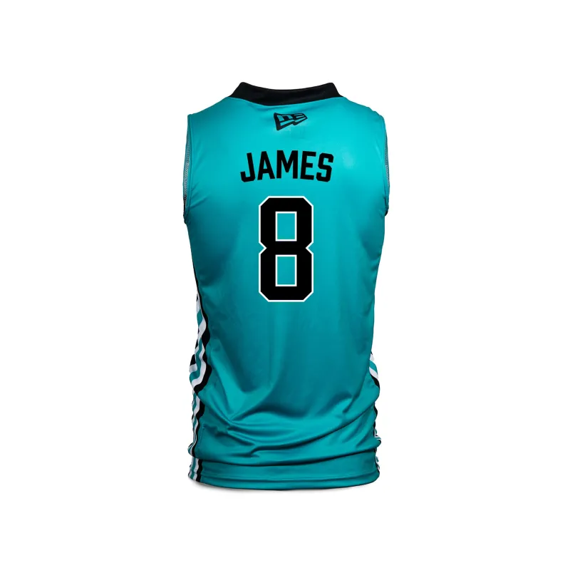 SEA BEARS ADULT REPLICA JERSEY TEAL #08 JAMES sold by True North Shop