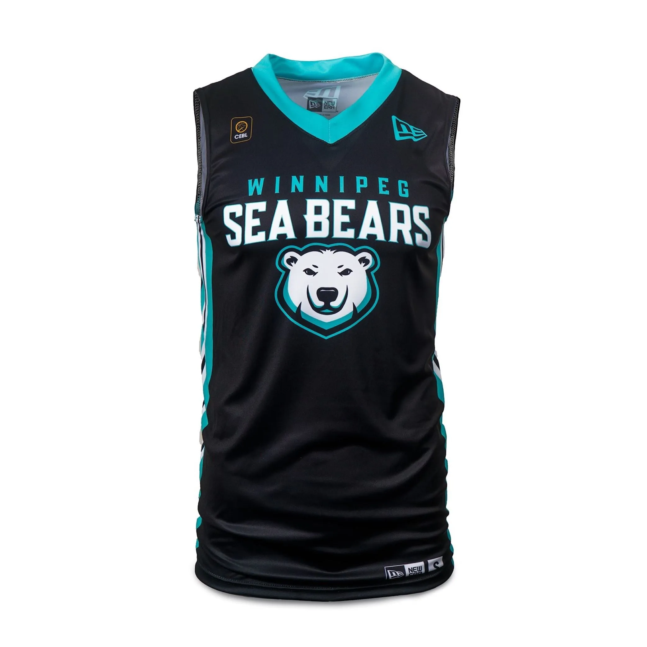 SEA BEARS ADULT REPLICA JERSEY BLACK #08 JAMES sold by True North Shop product image thumbnail 2