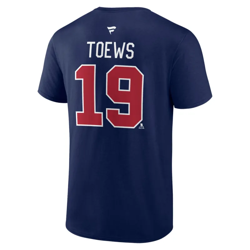 FANATICS ALT NAME/# TEE 19 TOEWS sold by True North Shop