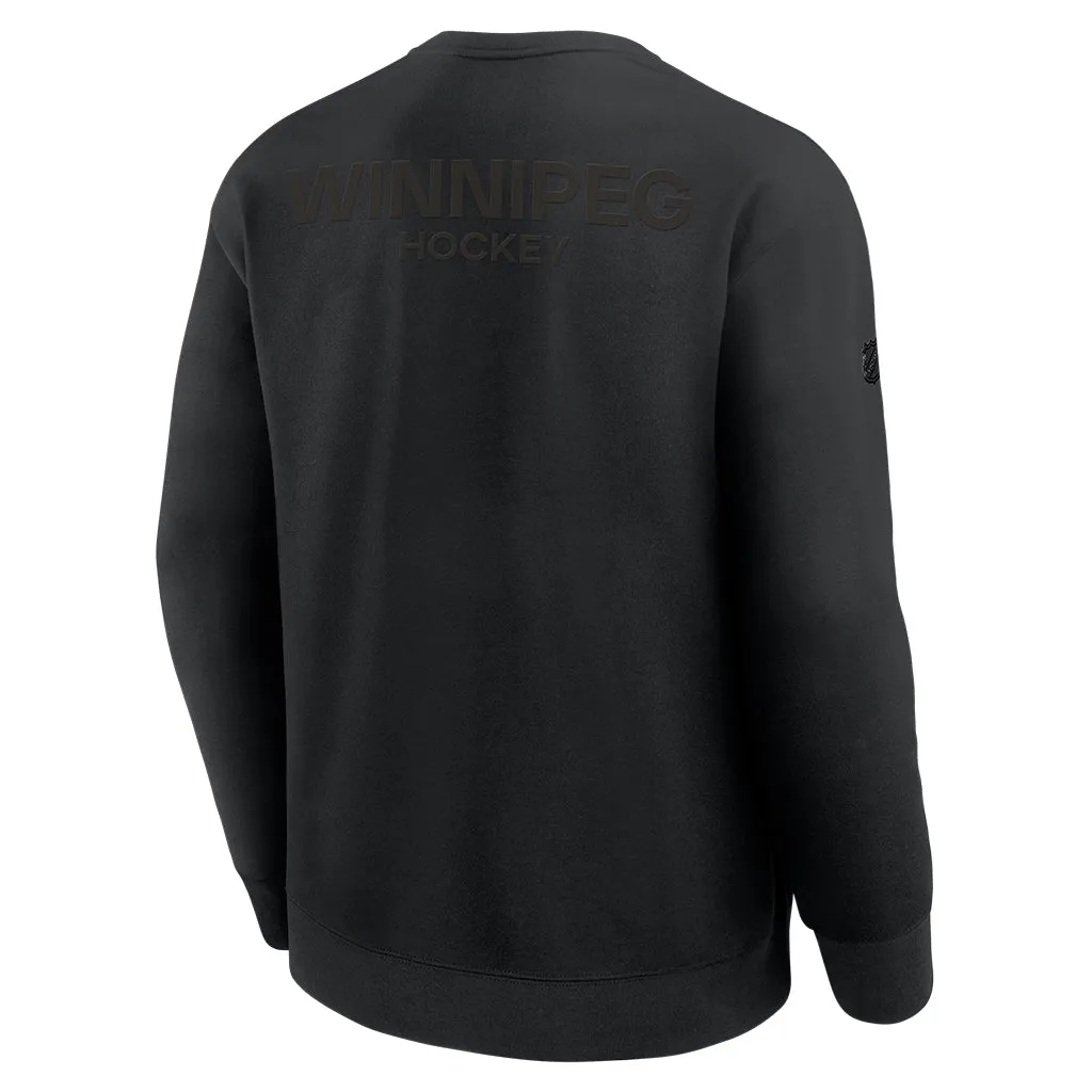 AP ROAD FLEECE CREW BLACK 25 sold by True North Shop product image thumbnail 2