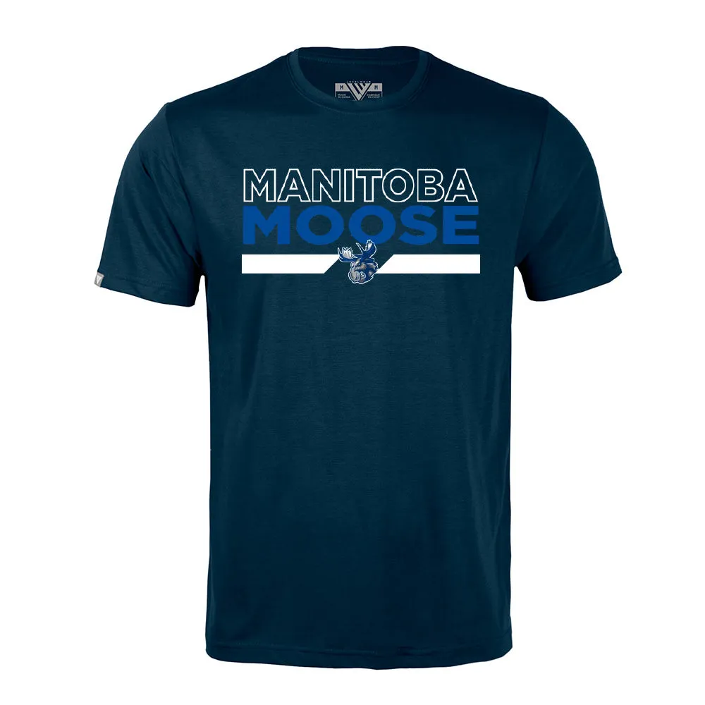MOOSE NO HITTER T-SHIRT NAVY sold by True North Shop