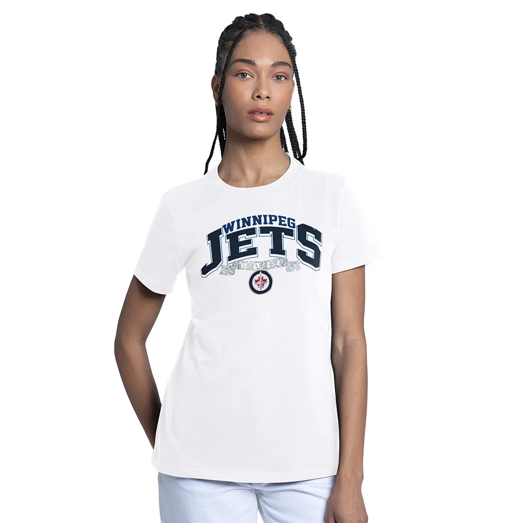 WOMEN'S GOAL II CREW TEE WHITE sold by True North Shop
