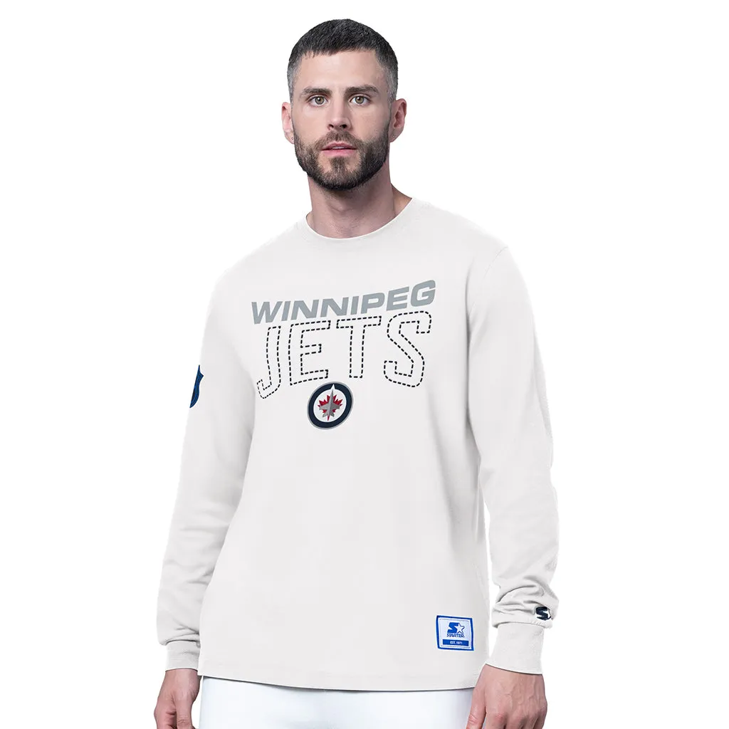 GOAL POST II L/S TEE WHITE sold by True North Shop