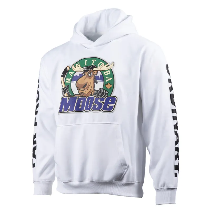 MOOSE RETRO FFO HOOD WHITE made by Far From Ordinary