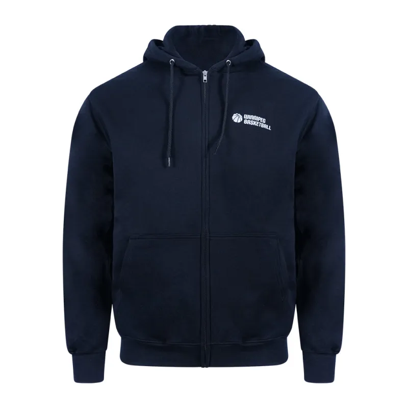 SEA BEARS WINNPEG BASKETBALL ZIP-UP BLACK made by True North Shop