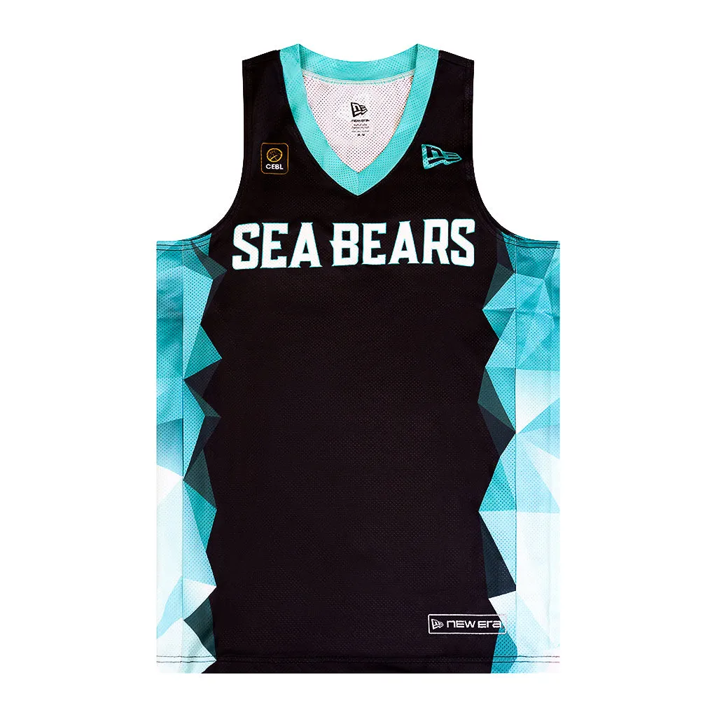 SEA BEARS ADULT AUTHENTIC JERSEY BLACK sold by True North Shop