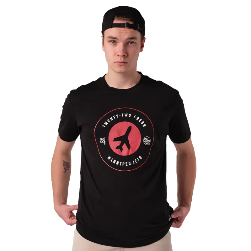 22FRESH ALT PLANE T-SHIRT BLACK sold by True North Shop