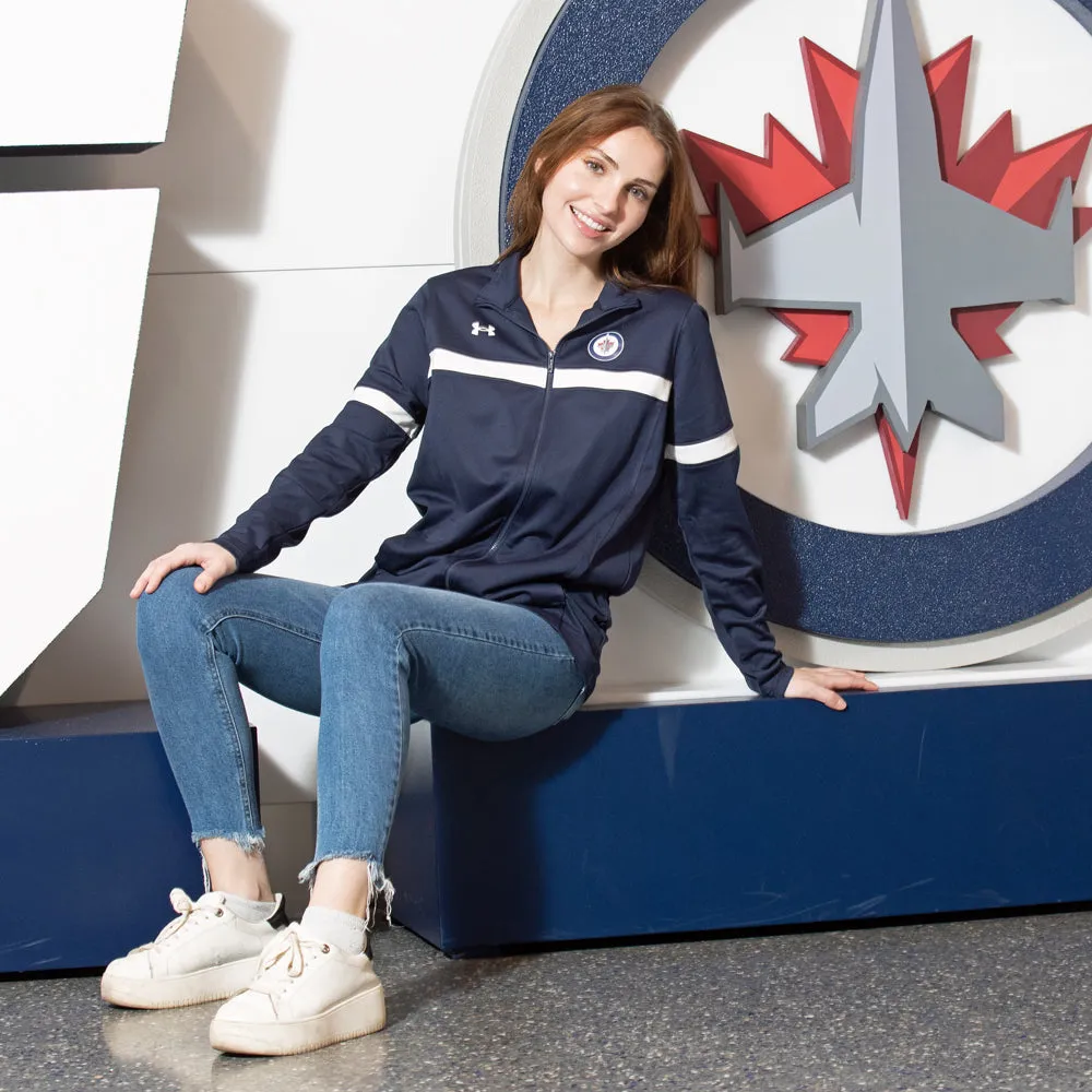 WOMEN'S UA TEAM KNIT WARMUP JACKET sold by True North Shop product image thumbnail 3