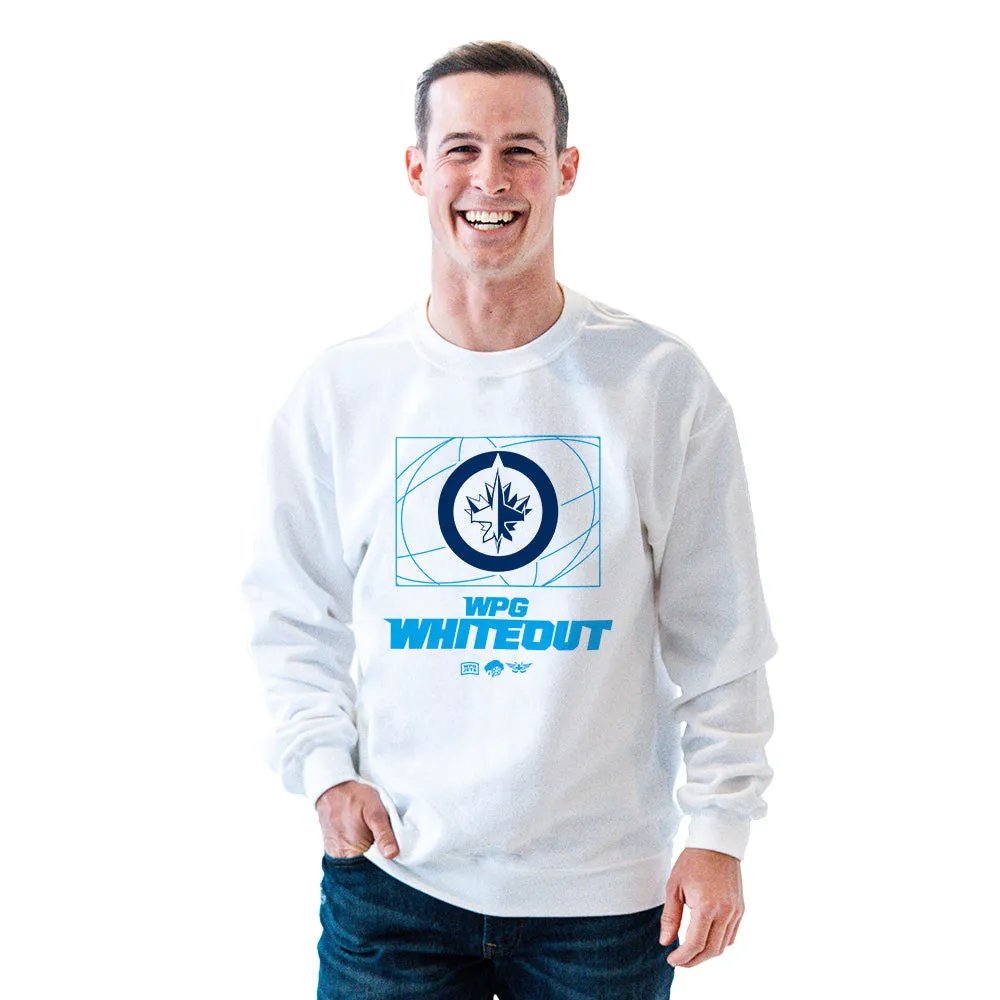 WPG WHITEOUT CREW FLEECE sold by True North Shop