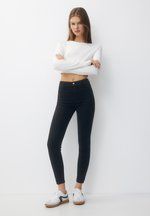 HIGH WAIST - Blugi skinny fit - black sold by Zalando product image thumbnail 2