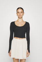 2 PACK - Langarmshirt - black/mottled grey sold by Zalando product image thumbnail 2