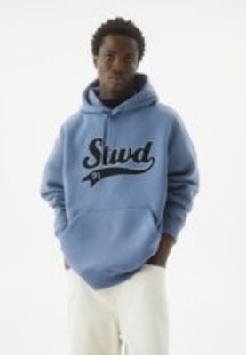 TERRY WITH LOGO - Kapucni - blue sold by Zalando