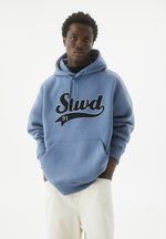 TERRY WITH LOGO - Kapucni - blue sold by Zalando