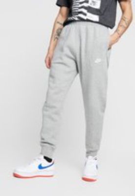 CLUB - Pantalones deportivos - dark grey heather/matte silver/white sold by Zalando