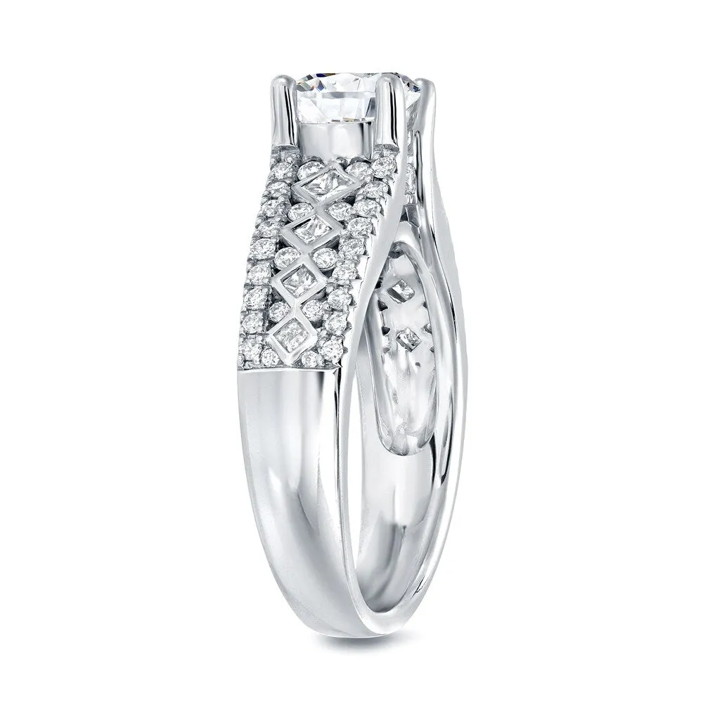 Auriya 14k Gold 2 carat TW Unique Diamond Engagement Ring sold by Zulily product image thumbnail 4