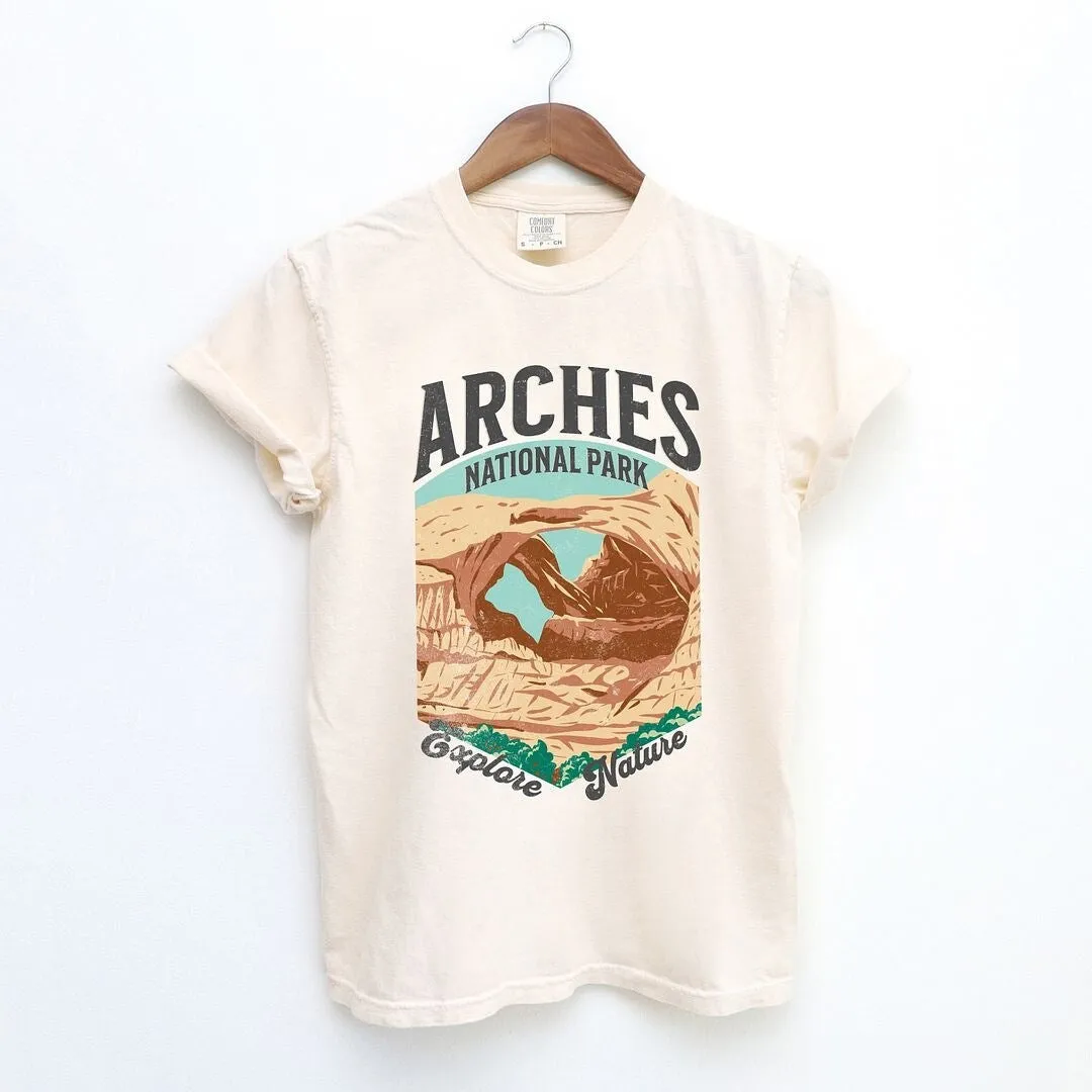 Arches National Park Explore More Garment Dyed Tee sold by Zulily product image thumbnail 2