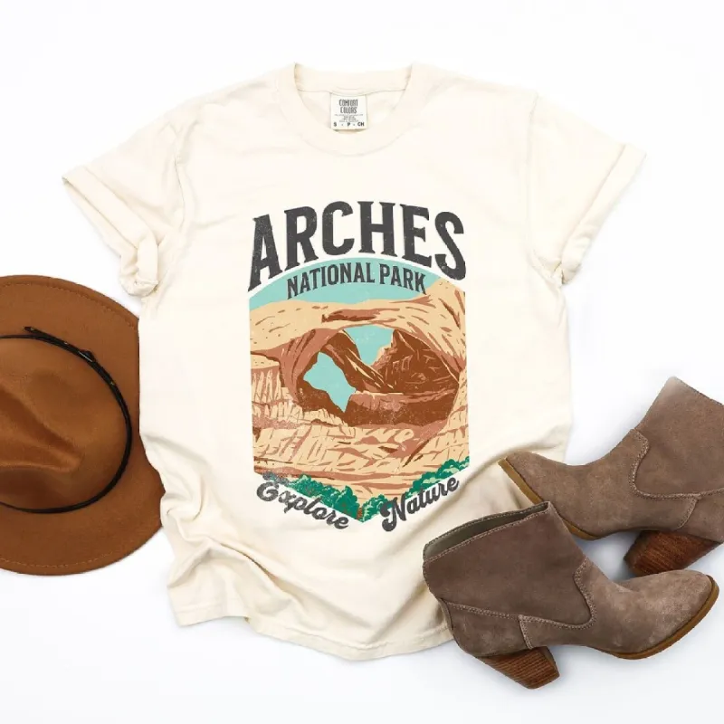 Arches National Park Explore More Garment Dyed Tee made by Zulily