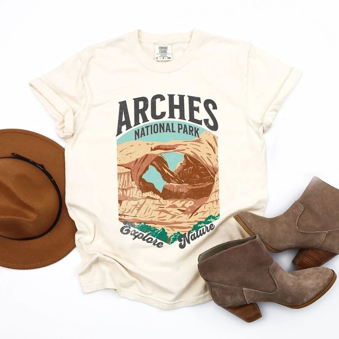 Arches National Park Explore More Garment Dyed Tee sold by Zulily