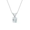 Auriya 18k Gold 0.50ctw Oval Solitaire Lab Grown Diamond Necklace 4-Prong Basket (H-I VS) - 0.5 sold by Zulily
