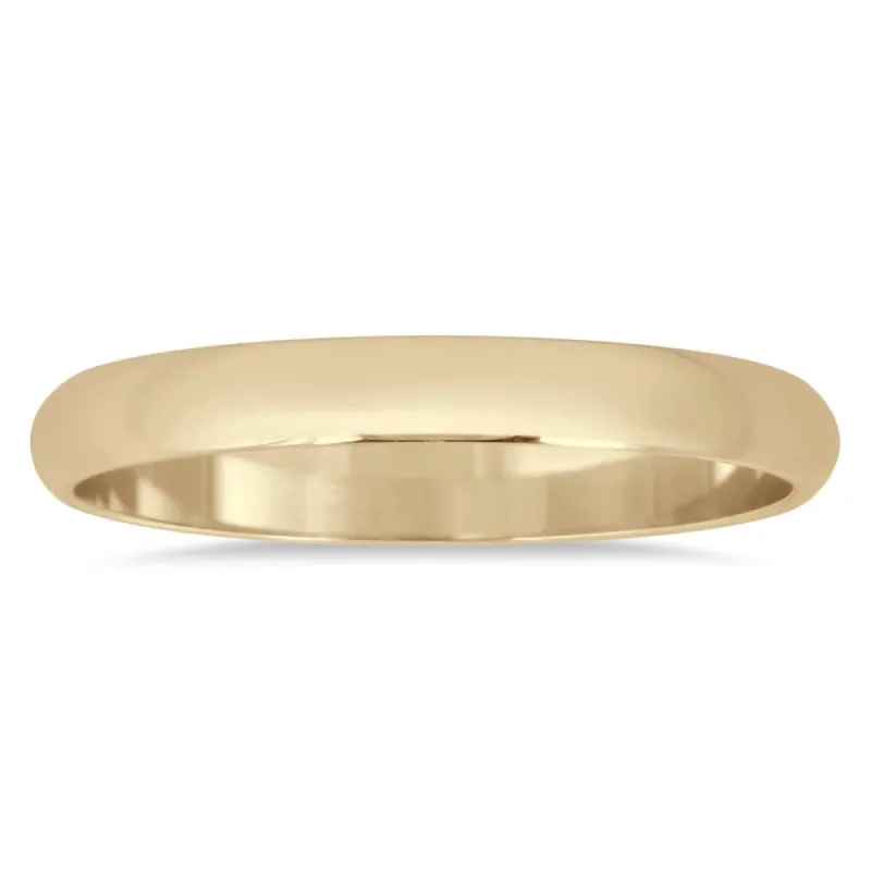 Marquee Jewels 10k Yellow Gold 2-millimeter Domed Comfort Fit Wedding Band sold by Zulily