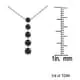 Marquee Jewels 14k White Gold Black Diamond Linear Necklace sold by Zulily product image thumbnail 3