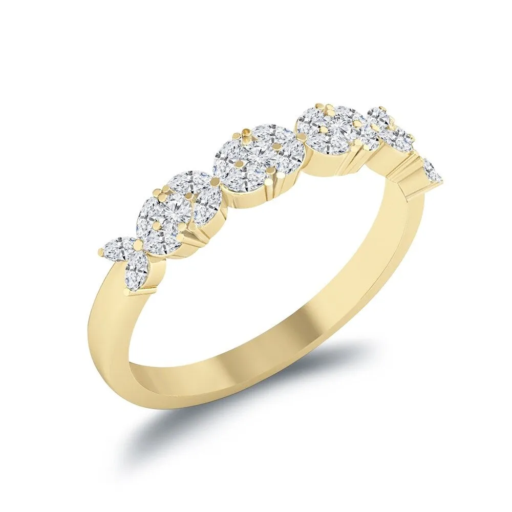 Auriya Vintage 1/3ctw Diamond Wedding Band 14k Gold sold by Zulily product image thumbnail 5