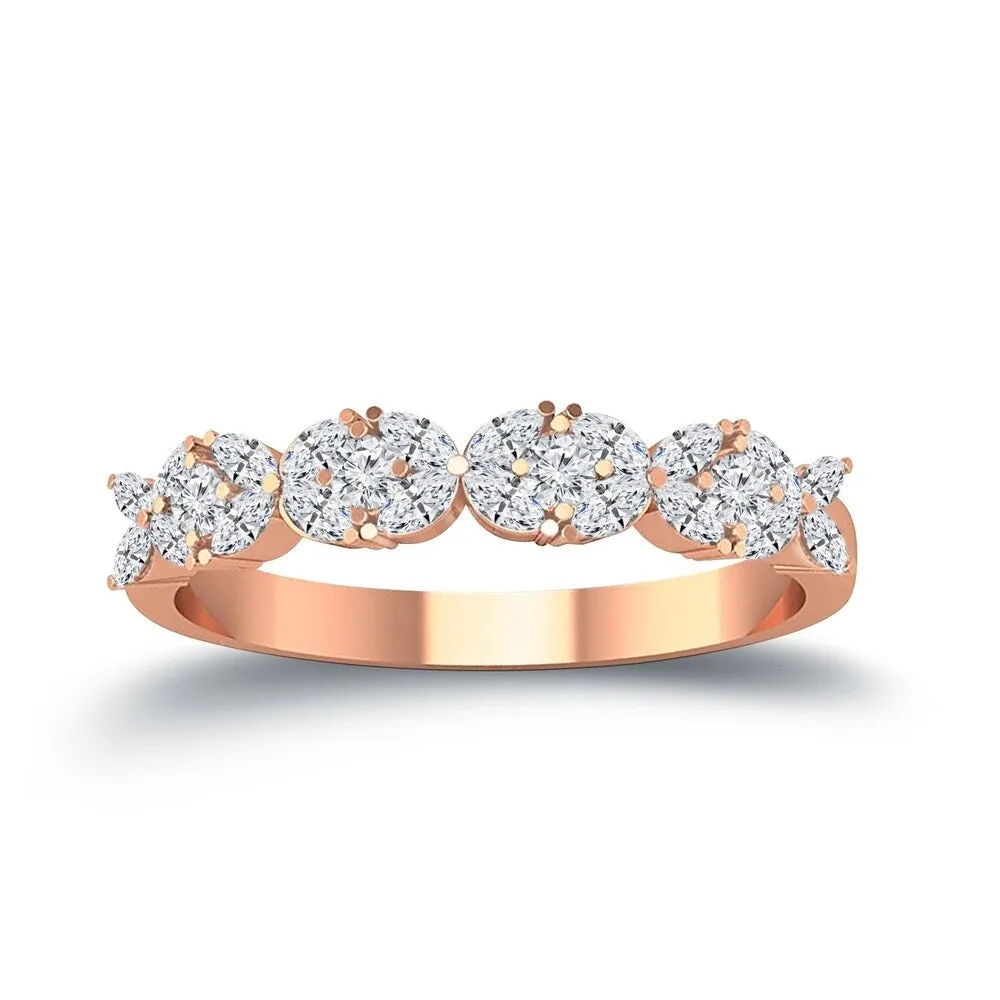 Auriya Vintage 1/3ctw Diamond Wedding Band 14k Gold sold by Zulily product image thumbnail 3