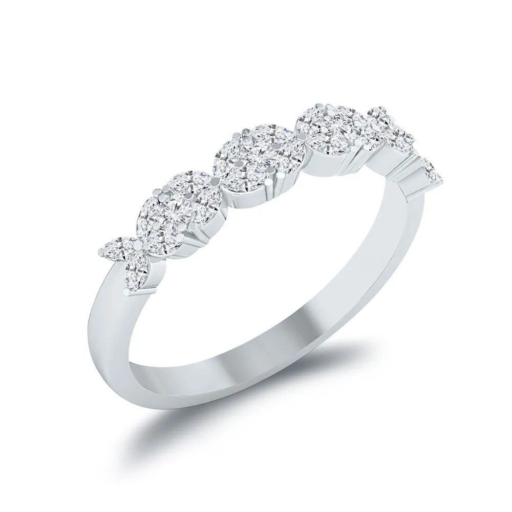 Auriya Vintage 1/3ctw Diamond Wedding Band 14k Gold sold by Zulily product image thumbnail 4