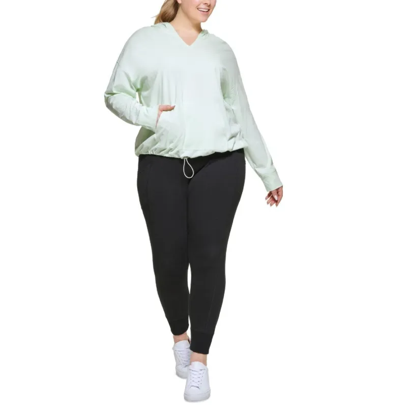 Calvin Klein Women's Hooded T Shirt Green Size 1X sold by Zulily