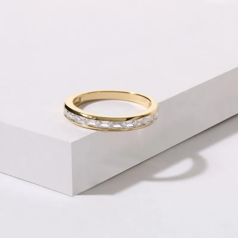 1/2ct TDW Baguette Diamond Womens Wedding Band in 14k Gold by DeCouer sold by Zulily