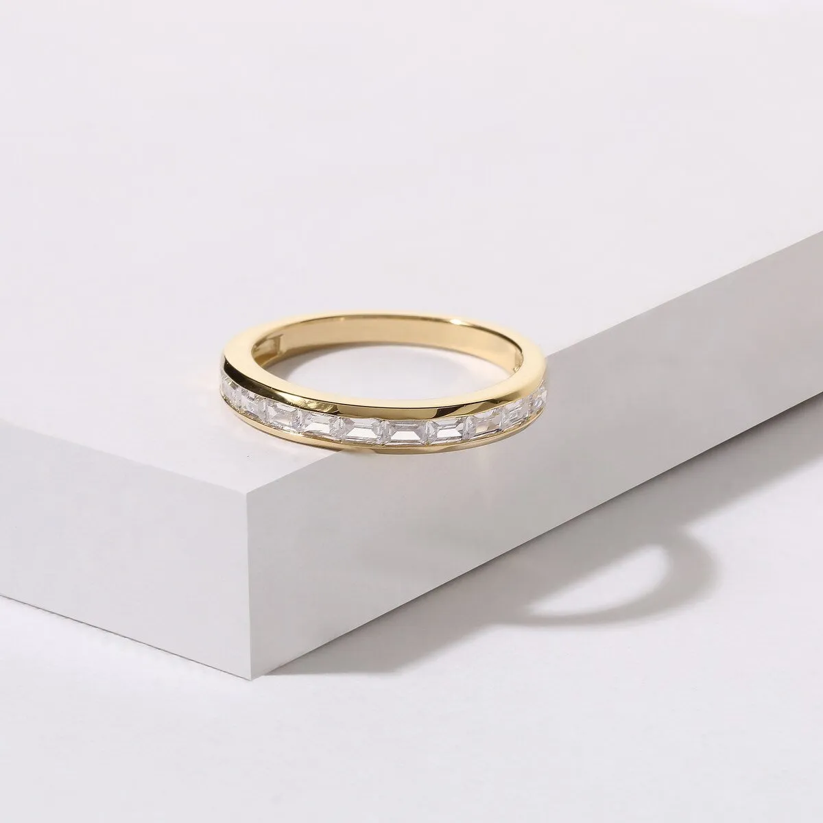 1/2ct TDW Baguette Diamond Womens Wedding Band in 14k Gold by DeCouer sold by Zulily