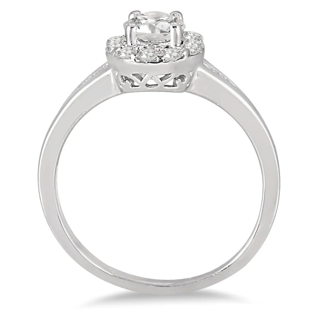 3/4 Carat TW Diamond Engagement Ring in 14K White Gold sold by Zulily product image thumbnail 2