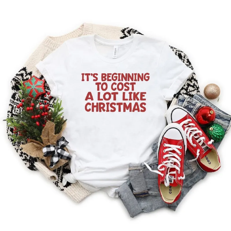 Cost Like Christmas Short Sleeve Tee sold by Zulily