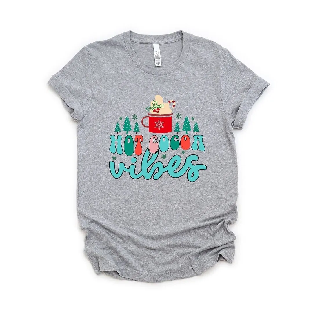 Retro Hot Cocoa Vibes Short Sleeve Tee sold by Zulily product image thumbnail 2