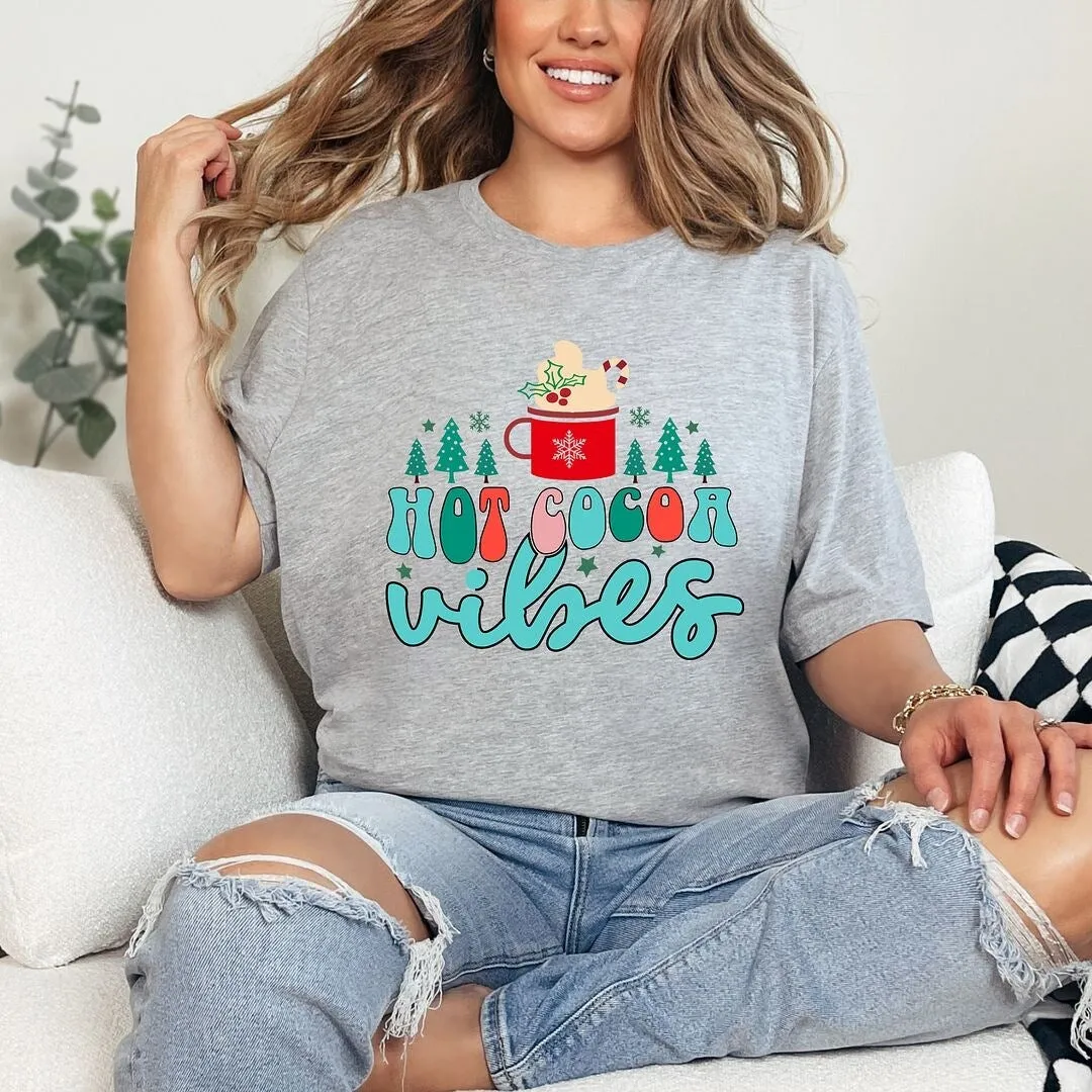 Retro Hot Cocoa Vibes Short Sleeve Tee sold by Zulily product image thumbnail 3