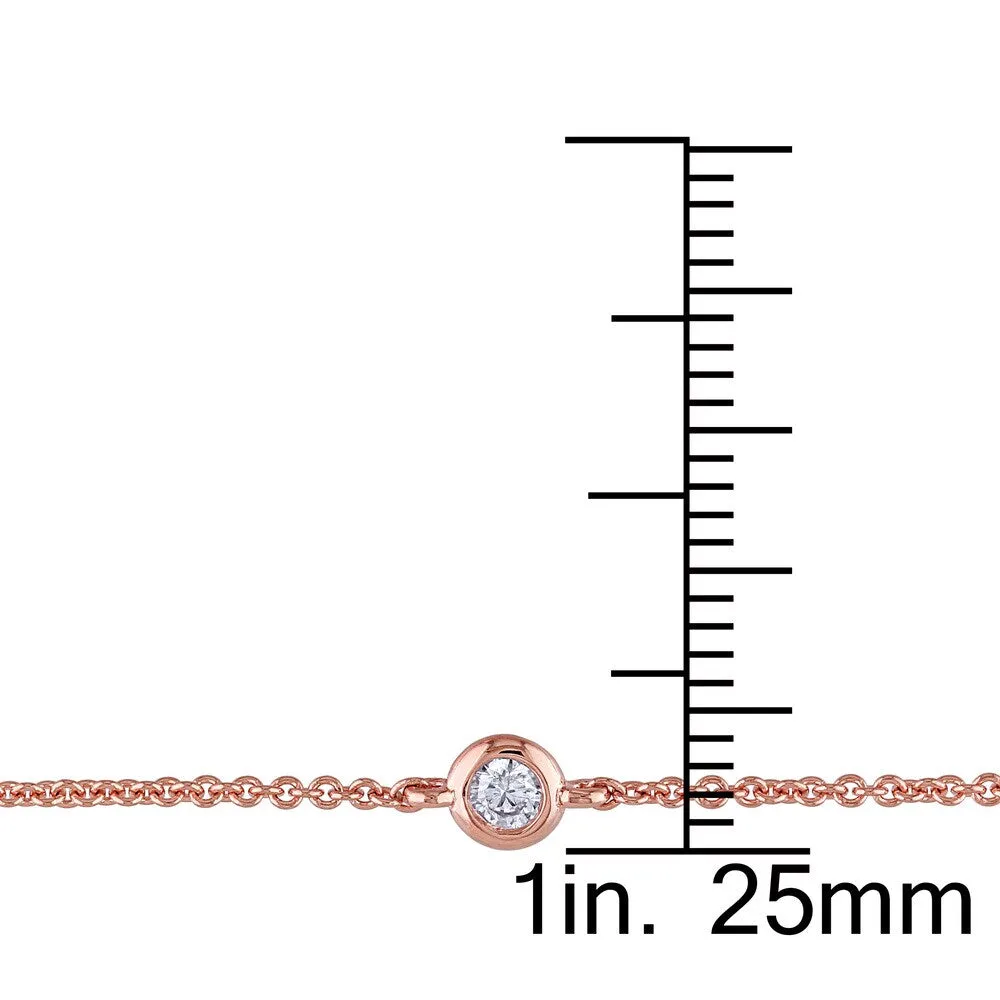 Miadora 14k Rose Gold 3/4ct TDW Necklace sold by Zulily product image thumbnail 3