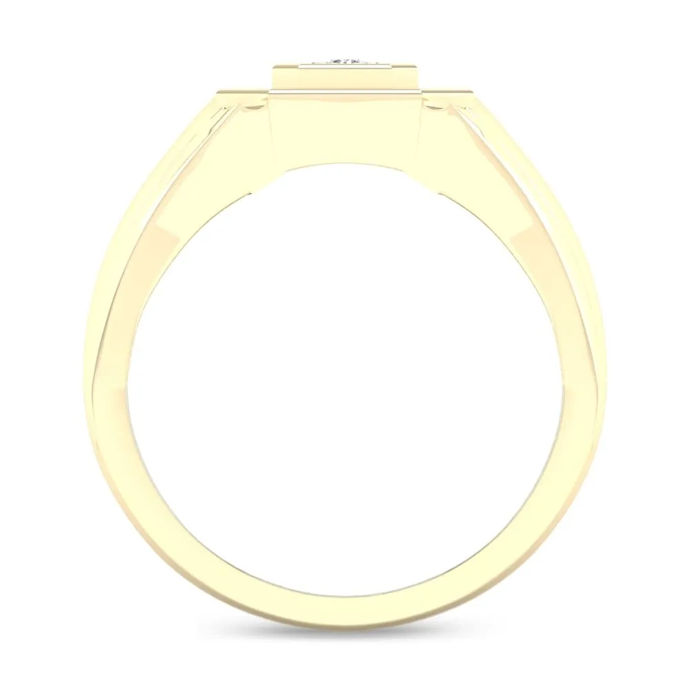 De Couer 10k Yellow Gold 1/2ct TDW Diamond Men's Ring sold by Zulily product image thumbnail 4