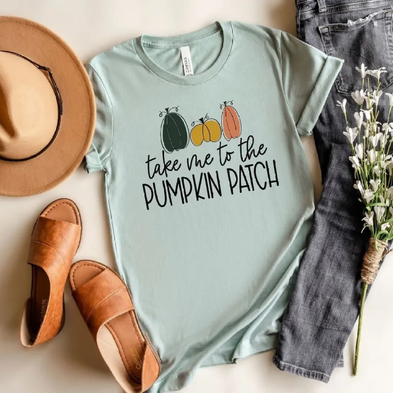 Take Me To The Pumpkin Patch Short Sleeve Tee sold by Zulily