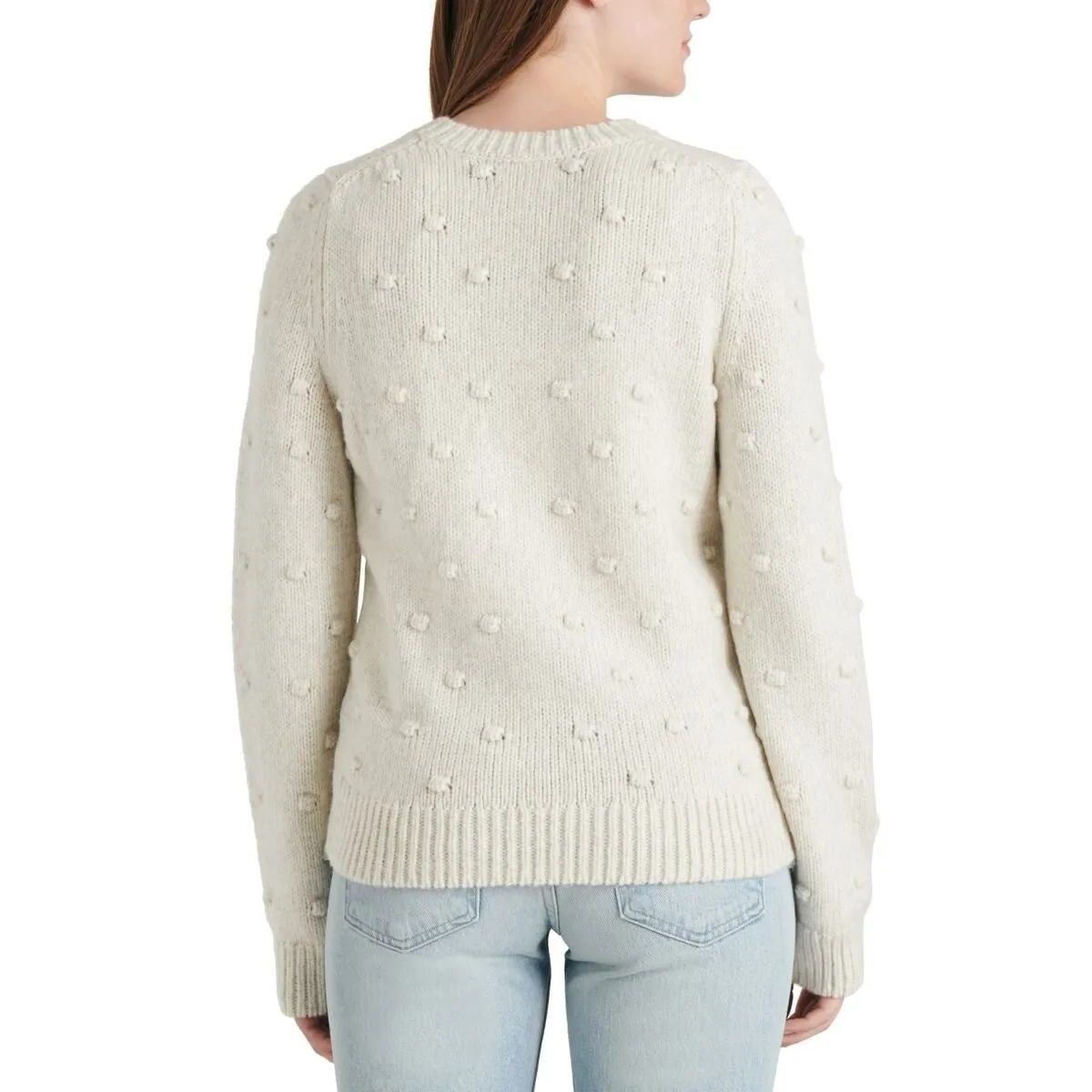 Lucky Brand Women's Bobble Crewneck Sweater Gray Size Medium sold by Zulily product image thumbnail 2