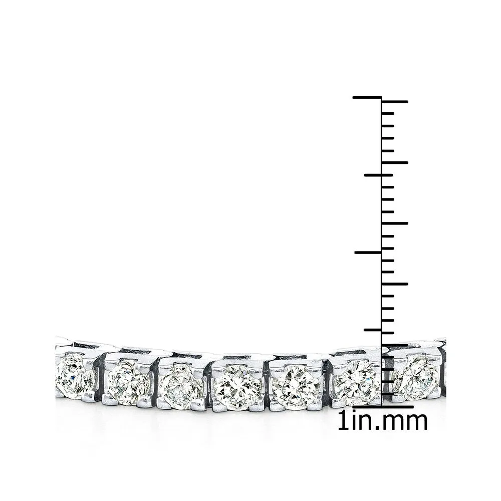 Auriya 14k Gold 9ct TDW Round Diamond Tennis Bracelet sold by Zulily product image thumbnail 4