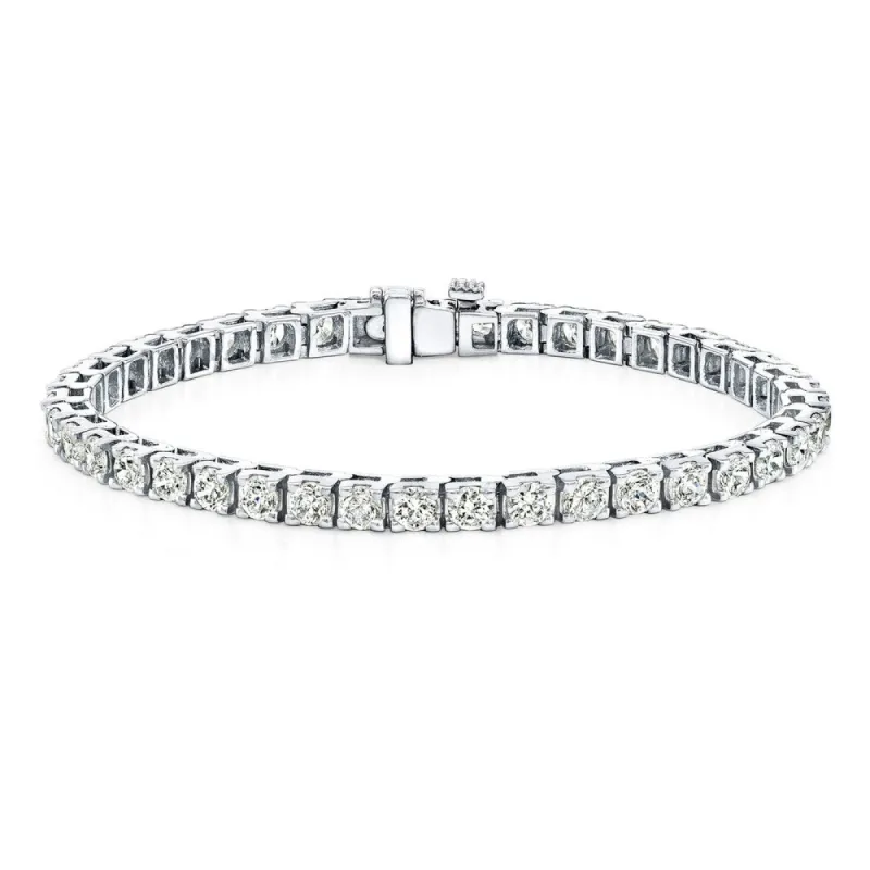 Auriya 14k Gold 9ct TDW Round Diamond Tennis Bracelet sold by Zulily