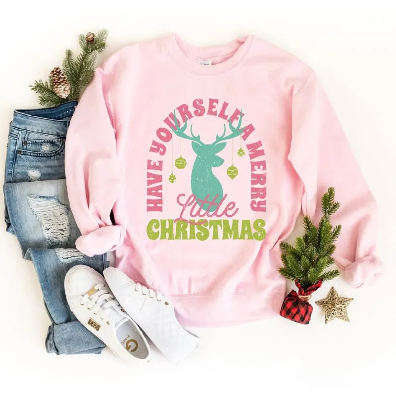 Have Yourself A Merry Little Christmas Graphic Sweatshirt sold by Zulily