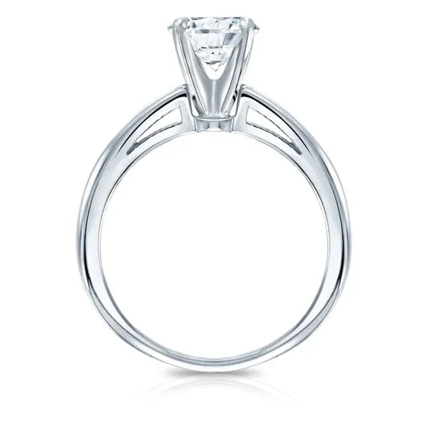 Auriya Platinum 3/4ctw Round Solitaire Diamond Engagement Ring GIA Certified sold by Zulily product image thumbnail 4