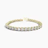 Auriya 14K Gold Lab Grown Round Diamond Tennis Bracelet 7.50 ct. tw. (F-G VS) sold by Zulily